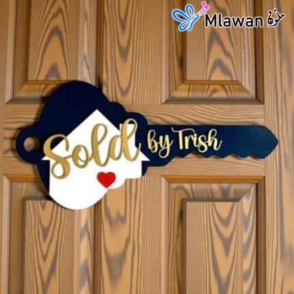 Oversized key new homeowner celebration