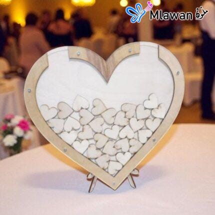 Heart Shaped Drop Box Frame Wedding Guest Book Alternative.Heart Shape Drop Box Frame Wedding Guest - Alternative