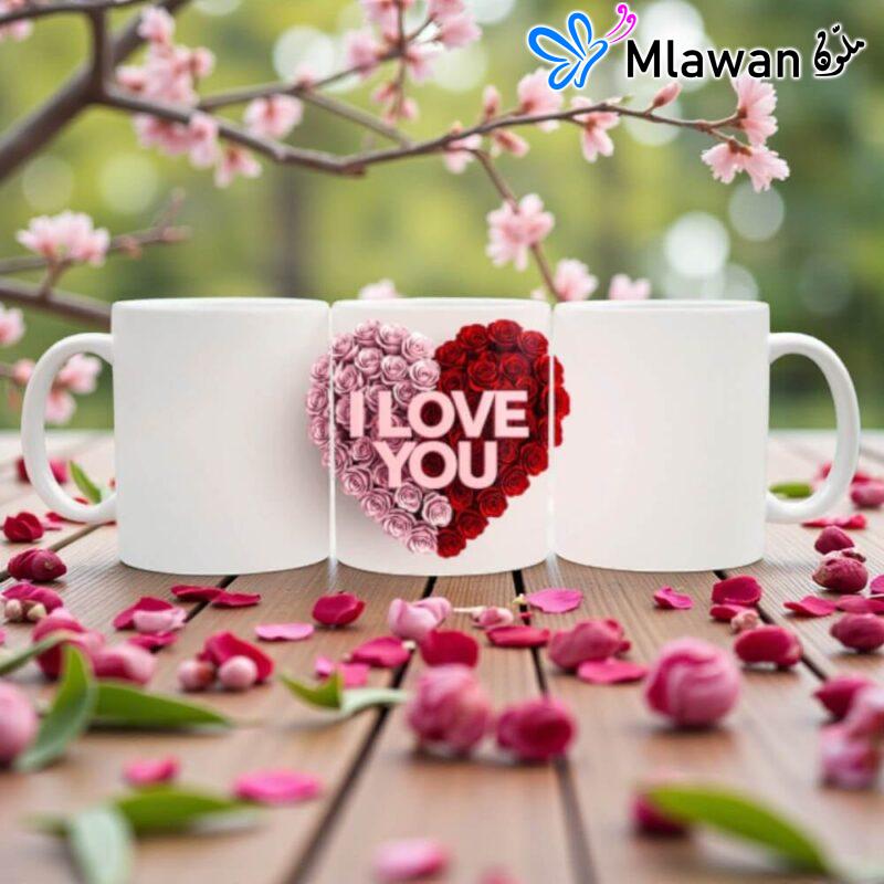 Love You Heart mug