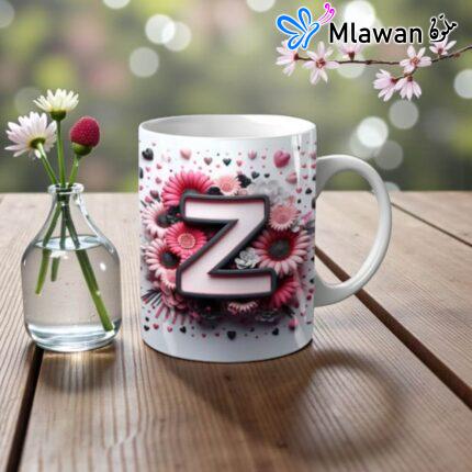 Floral Z mug gift