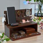 Wooden Nightstand Organizer Docking Station - perfect gifts for men