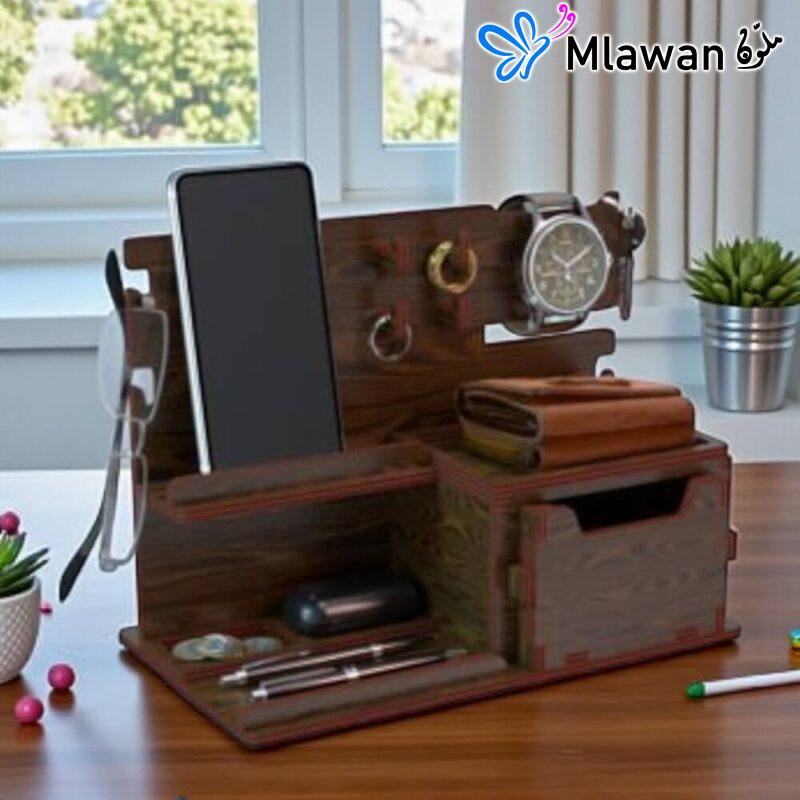 Docking Station Key Holder Watch Organizer Gifts men