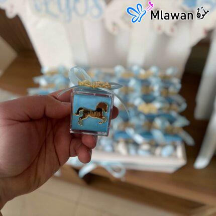 Personalized baby shower favors - Baby shower Mini Giveaways chocolate Acrylic box with name