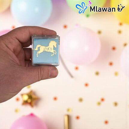 Personalized Acrylic Name Tags Baby Shower Chocolate Box Mini Giveaways