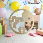 Welcome Newborn Baby Boy Door Sign Hello World Baby