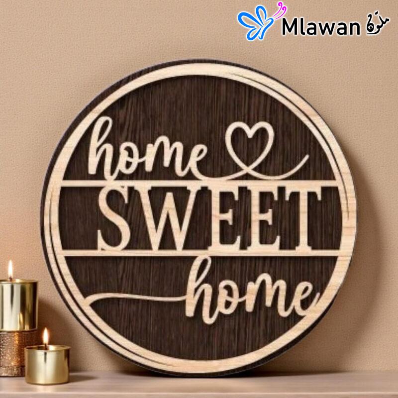 Rustic Home Sweet Home sign