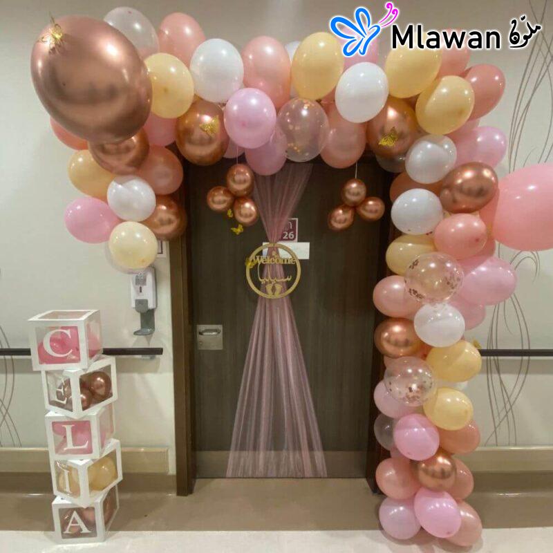 Burjeel Hospital Sharjah Welcome Newborn elegant hospital decorations.
