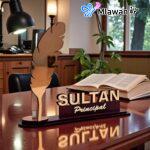 Personalized desk nameplate - Personalized Principal Nameplate Desk Decor
