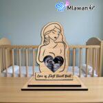 Baby ultrasound picture frame new mom gift
