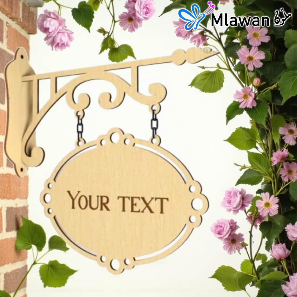 4834 (1) Custom Hanging Decorative Sign vintage design for home.Unique signs - Hanging Decorative Sign vintage design For multiple occasions.