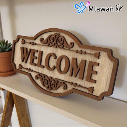 Welcome Home sign - Stylish Easy Installation