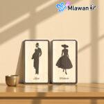 Elegant Ladies Gentlemen Restroom Signs unique designs.