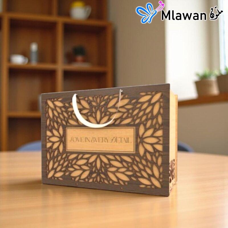 Personalized wooden gift box