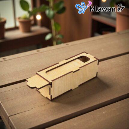 صندوق هدايا خشبي أنيق