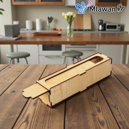 Wooden sliding lid boxes