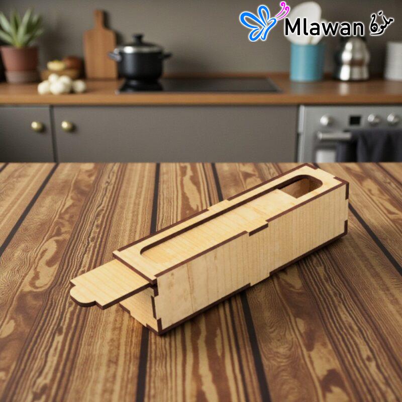 Wooden Sliding Lid Boxes Set Gift Storage 5cm x 20cm x 5cm