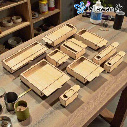 صندوق خشبي صغير للهدايا و التخزين.