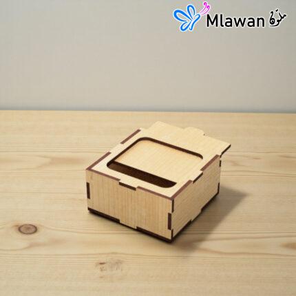 Small wooden storage box