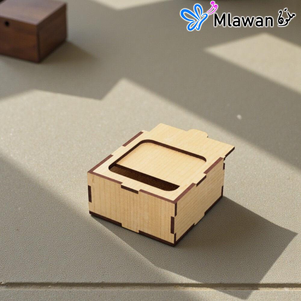 4897-4 (4) Sliding Lid Wooden Storage Box small wood gift box