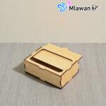 Wooden box craft storage