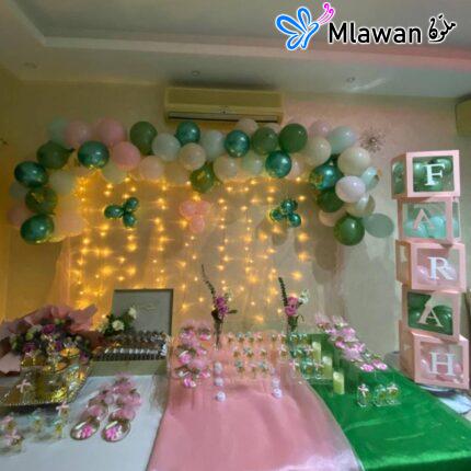 Welcome Baby Home Newborn Balloons Decor