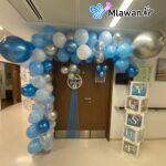 Welcome Baby Boy balloon decoration boxes