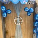 Welcome Baby Blue Arch