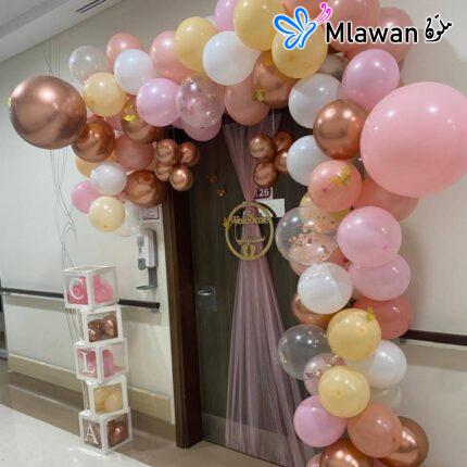 Burjeel Hospital baby door sign - "Welcome" sign