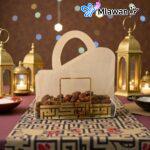 Acrylic Ramadan Kareem Date Stand Bag