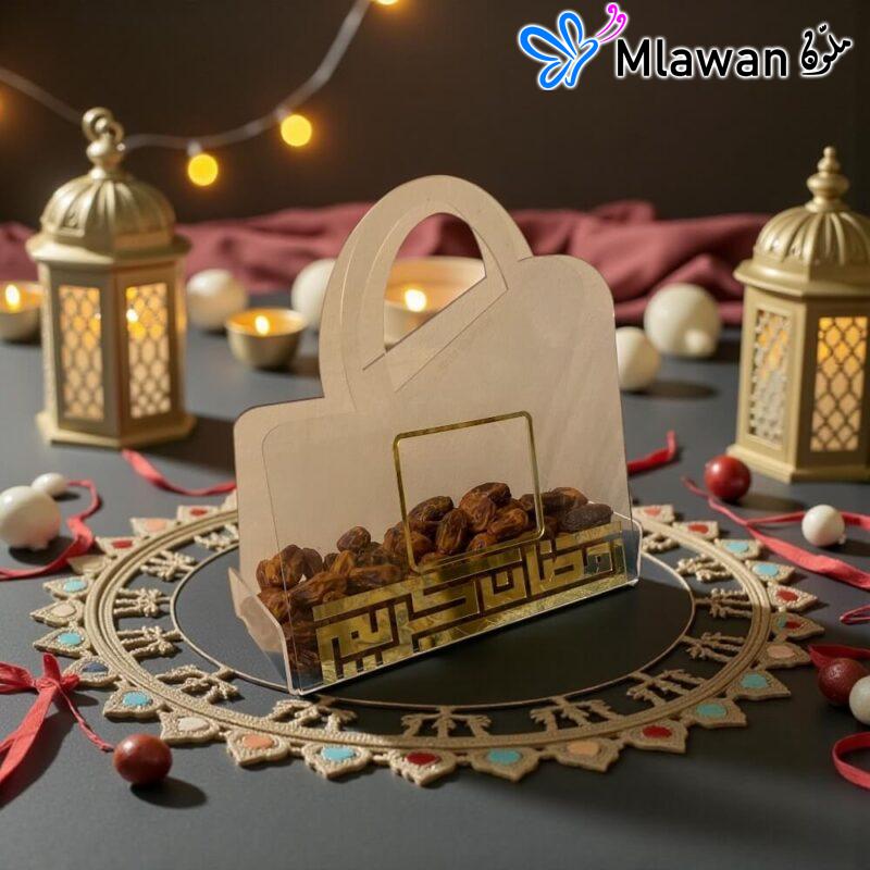 Acrylic date stand bag