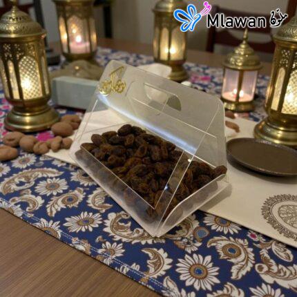 Clear acrylic dates gift box