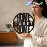 Home Sweet Home wooden sign decor gift