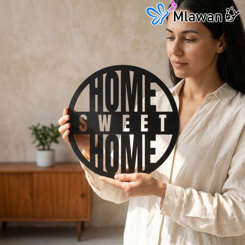 Home Sweet Home wooden sign decor gift