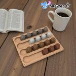 Organize coffee pods decoratively rustic storage