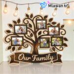 Personalized Family Tree Photo Collage Frame.