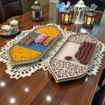 Ramadan serving tray dates sweets acrylic moon.