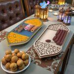 Ramadan moon serving tray