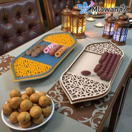 Ramadan moon serving tray
