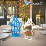 Elegant Ramadan dessert server - Islamic Home Decor Three-Tiered Dessert Server, Ramadan Serving Tray, Elegant Islamic-Themed Tiered Tray