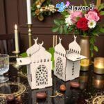 Ramadan Mubarak Wooden Mosque Box