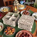Ramadan gift box islamic pattern wooden