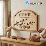 Here are a few options for alt text based on your guidelines:Family tree personalized keepsakePersonalized family tree signMom's heartfelt family tribute - Home Is Where Mom Is Personalized Family Tree SignWooden family tree keepsakeFamily roots personalized display
