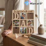 Best Dad Wooden Photo Frame