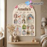 Baby's First Year Photo Plaque