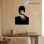 Abstract couple wall art