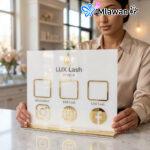 Modern business QR code display stand