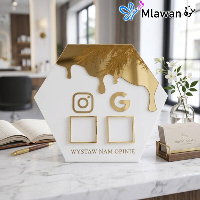 Elegant QR code stand