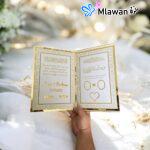 Personalized Nikah Contract Acrylic thumbprint