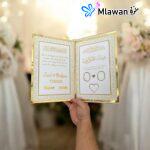 Acrylic nikah board personalized wedding contract nikah thumb board - Personalized Nikah Contract Acrylic thumb board nikah : Islamic Nikkah Certificate