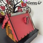handcrafted wooden chocolate box